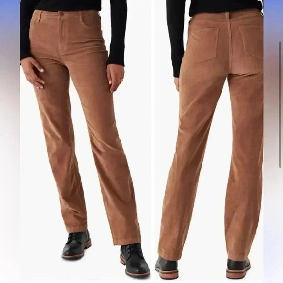 NWT Faherty Garment Dyed Organic Cotton Corduroy Straight Leg Jeans size 26 - Picture 1 of 11